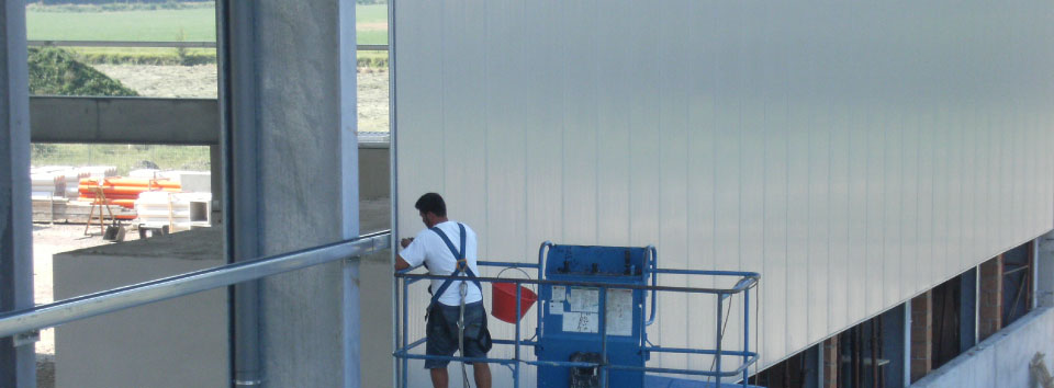 Pannelli coibentati da facciata Alutech Wall